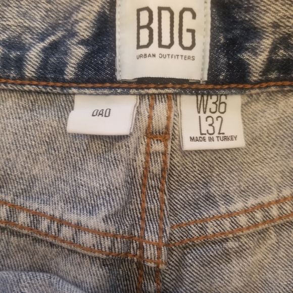 BDG Urban Outfitters Authentic Straight Leg Jeans size 36/32 - Picture 6 of 7